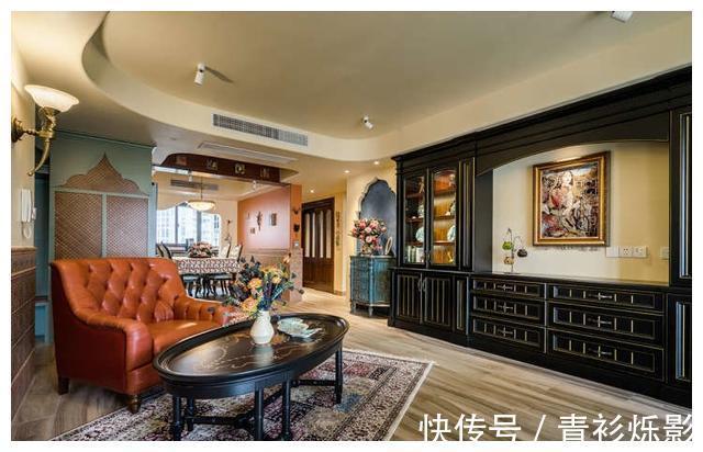 地中海|135平的地中海风三居,颠覆式的设计改造,打造风情异域空间