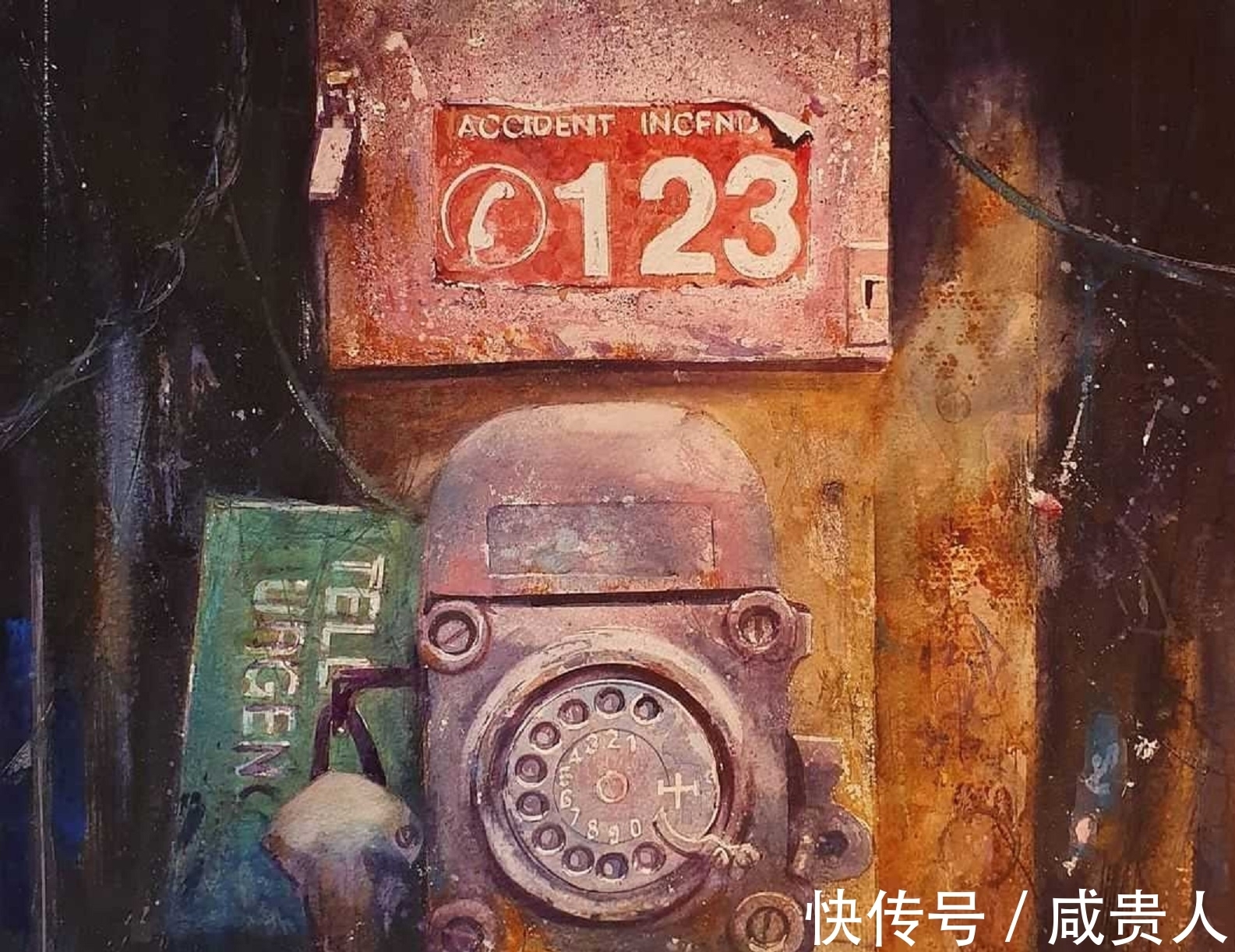 大卫·波克森@看着他的作品,内心会有一种莫名的震撼——水彩大师大卫·波克森