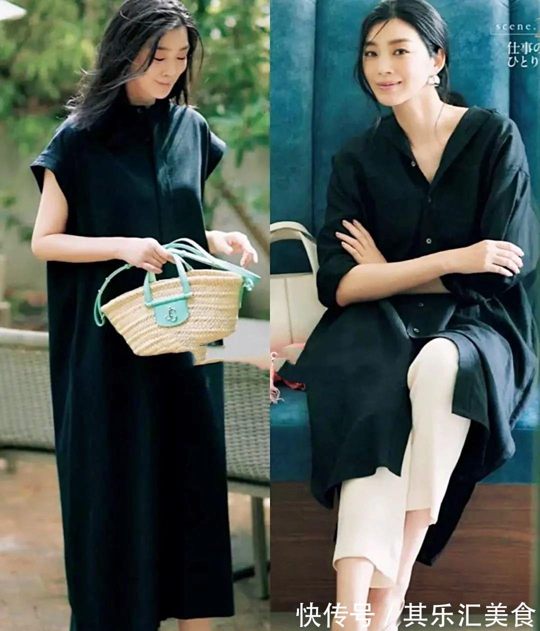 减法|40岁要懂得收敛,日系熟女们钟爱的“减法搭配”,谁穿谁好看