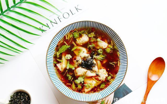 酸汤馄饨|天冷就馋此美味,热乎乎的一碗酸爽开胃,越吃越过瘾,全身都暖了