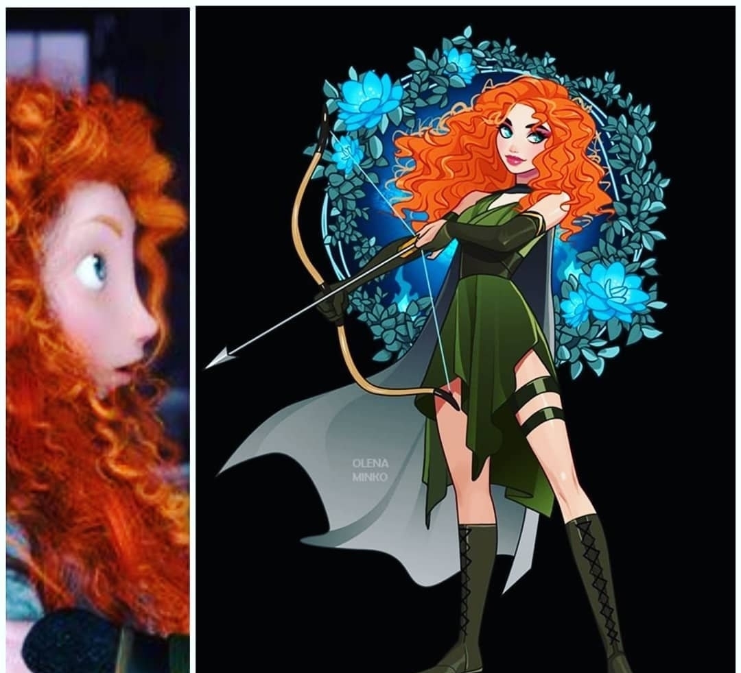 “御姐版”迪士尼公主，全员化身高冷小姐姐，演绎“姐就是女王”