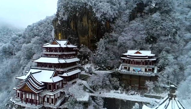 白雪|陕西多处景区银装素裹 勾勒秦巴水墨画