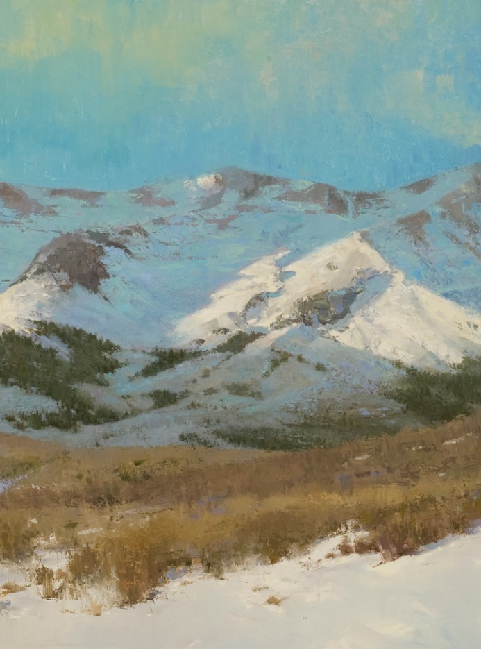 德克萨斯州#大卫·格里芬的风景油画高清图,放大看,更迷人