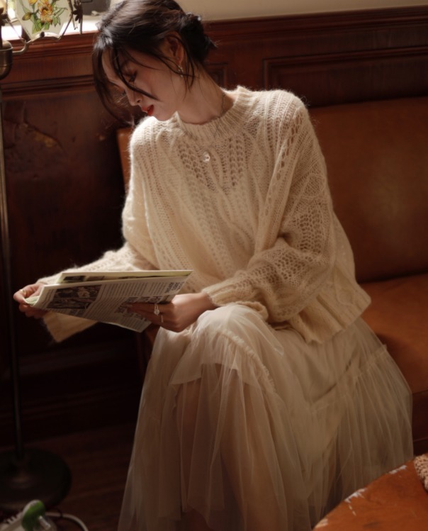 博主|入冬怎么穿又暖又美?试一试“毛衣”穿搭,提升气质又温柔优雅!