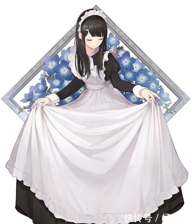 小姐姐|画师绘制鲜花风格女仆装,你最在意的花朵,代表着哪个小姐姐