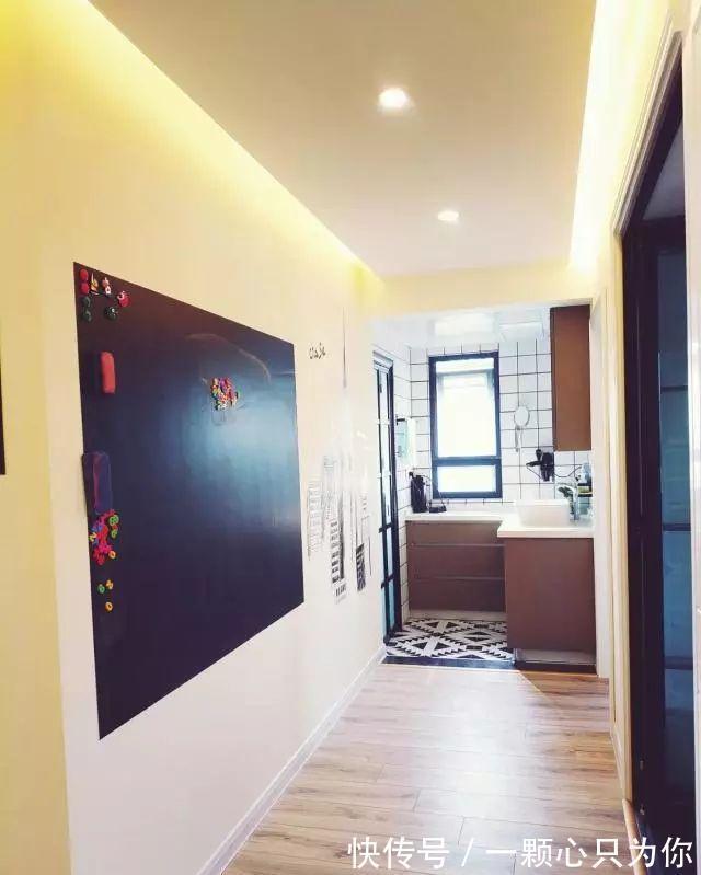 漂亮|给大家晒晒这套新房，过道打柜子太实用了，电视墙特别抢眼！