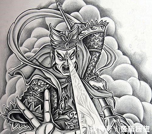 姜子牙@封神中的一员凡人武将,哪吒见了要跑,杨戬也不敢与之正面一战