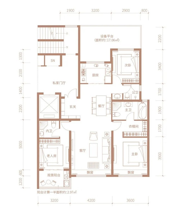平层|和盈观海户型怎么样?都有多大面积的?
