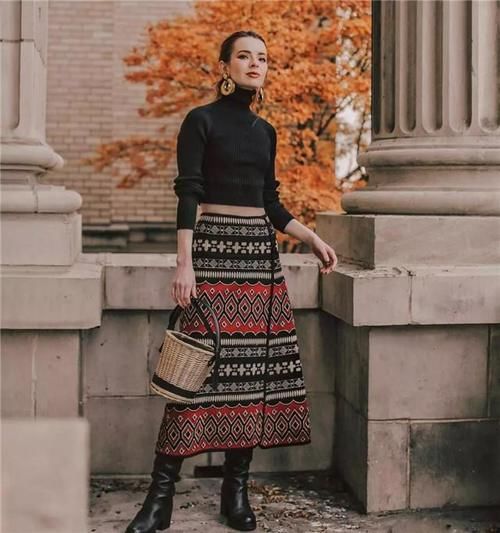 “高领打底衫”该准备起来了，保暖又高级，美翻了