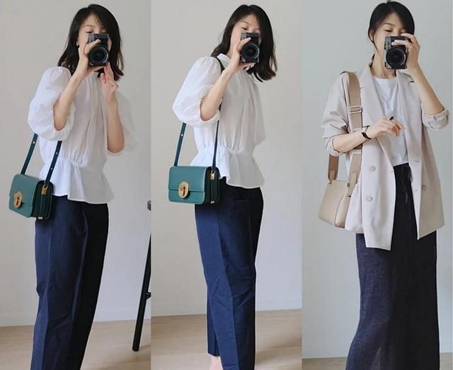 穿搭 中年女人日常穿搭分享,用极简风来迎接初秋,做个气质高级的美女