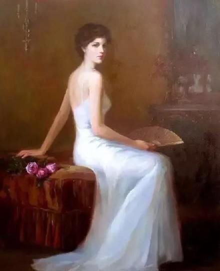 中国艺术&美国华裔画家将国画意境融入人体油画,展现出别样之美