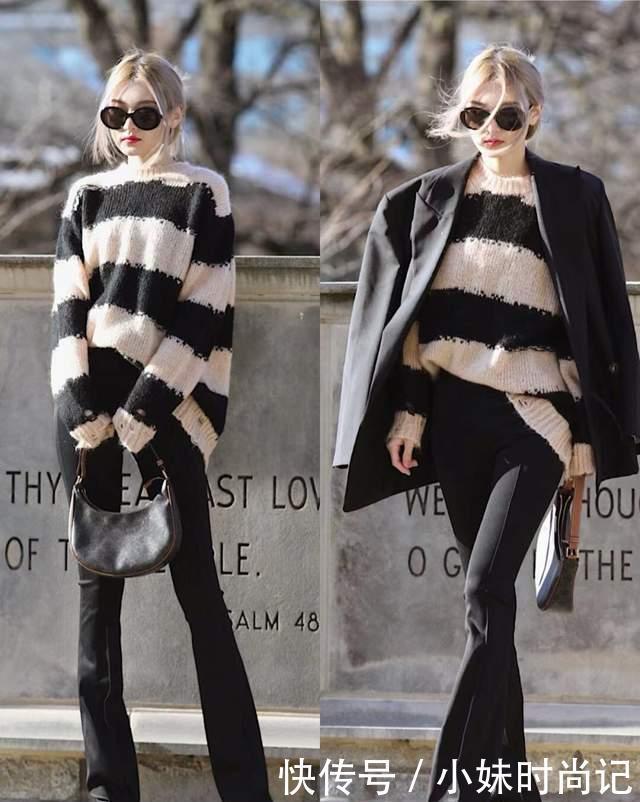 冬季“毛衣”搭配太好看了! 无论内搭还是外穿, 都优雅显气质