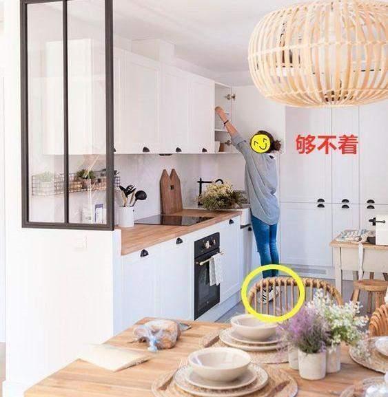 实用|厨房吊柜已经不流行了，地柜做成高低柜，高级又实用