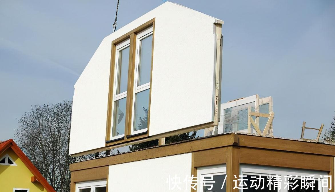 工人费|现在农村不用砖盖房，不请工人，个把月建好200平别墅，太厉害了