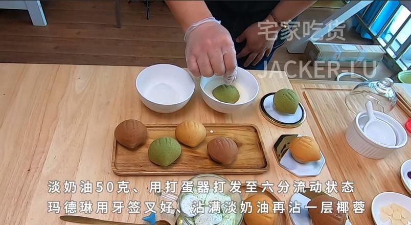 香气|三色栗子玛德琳,浓郁黄油香气小甜品。