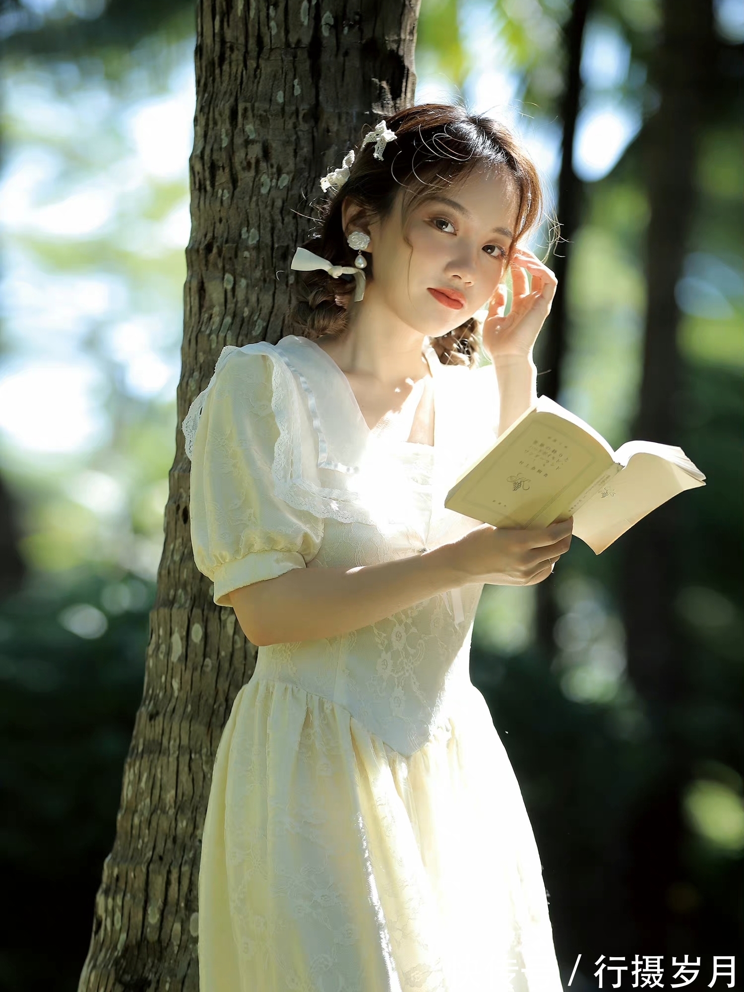 野花$若你在,执你的手,舞清风盈袖,弄花香满衣