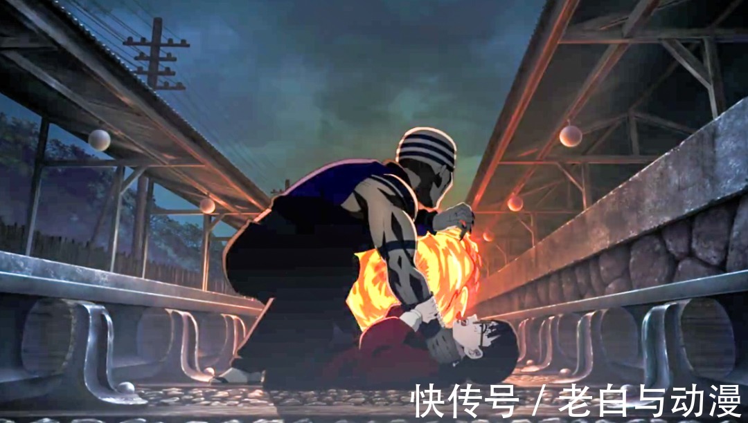 小福|《鬼灭之刃无限列车》开播，大哥杀鬼，救下卖便当的小女孩
