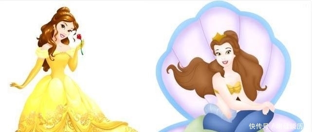 优雅|迪士尼公主:公主美人鱼,花木兰骑海豚,茉莉公主坐姿超优雅!