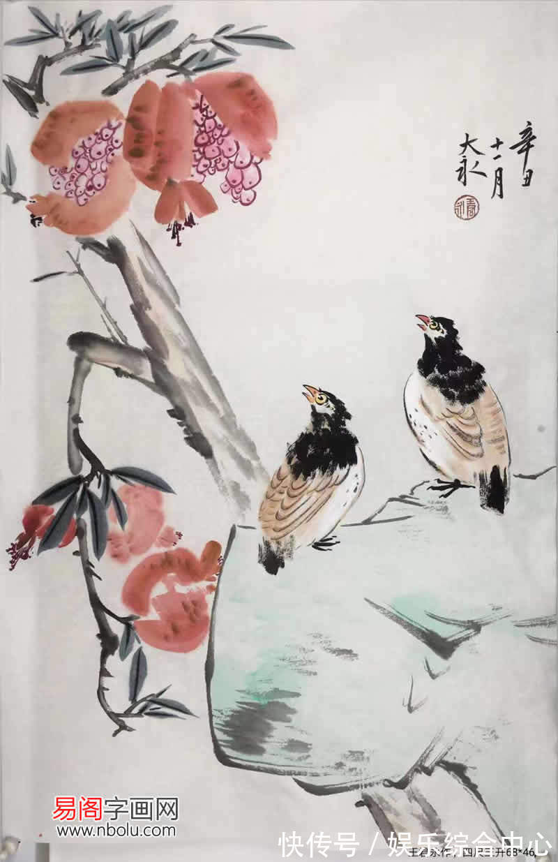 花鸟画@王君永花鸟画：秀逸清醇，优雅自然