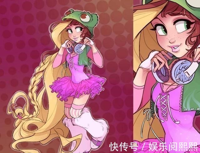 下图|“画风奇特”的迪士尼公主,有人爱到不行,有人却接受无能