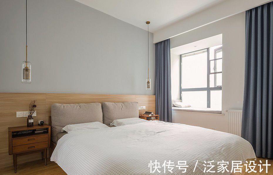 客餐厅|122㎡现代北欧风,卡座餐厅+窗边吧台的设计,让家更有情调!