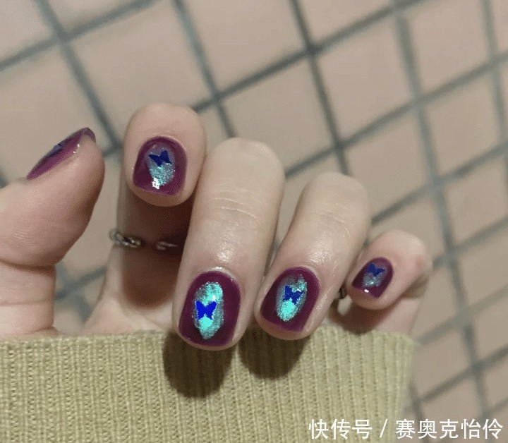 温柔可爱的果冻感美甲,拿图去做!