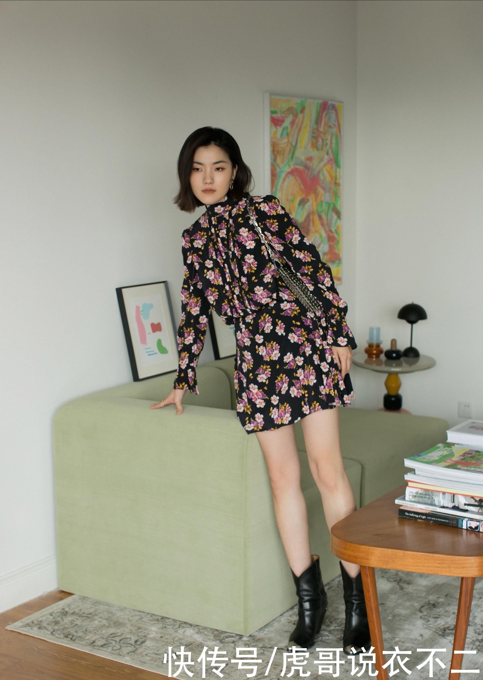 “穿腻了”大衣？早春可以尝试浪漫简约穿搭，比大衣更有气质