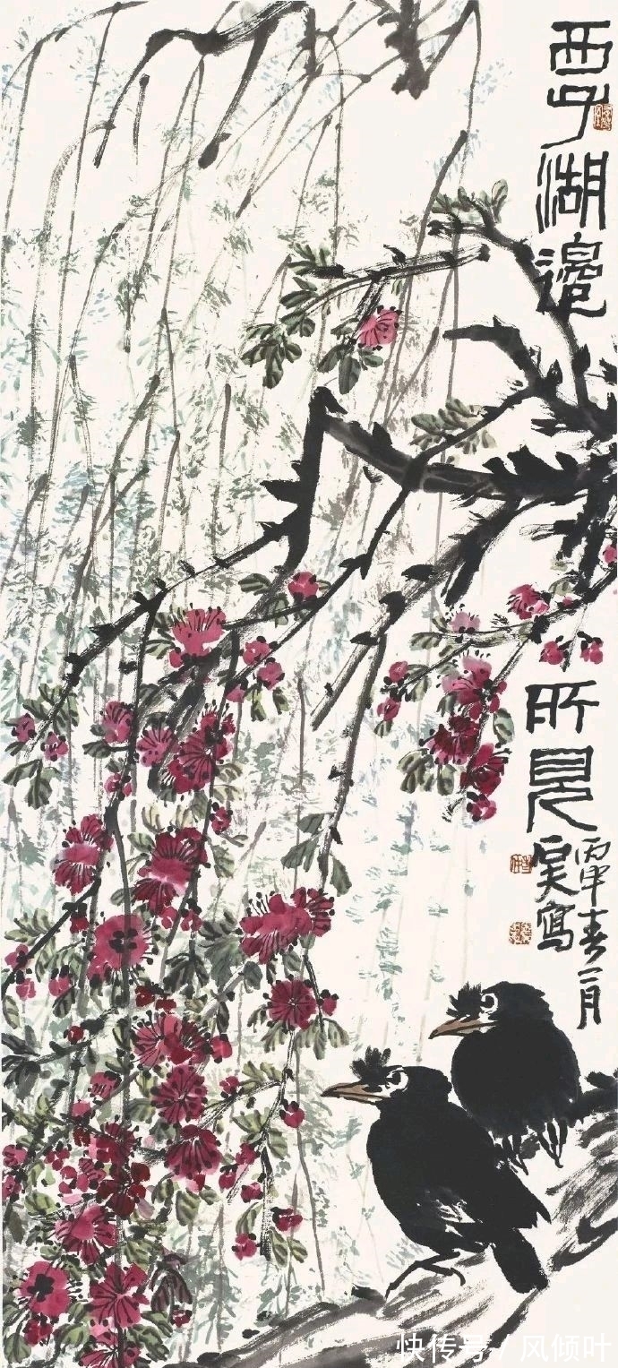 郭石夫$北京画院|郭石夫花鸟画,有书卷气的大写意