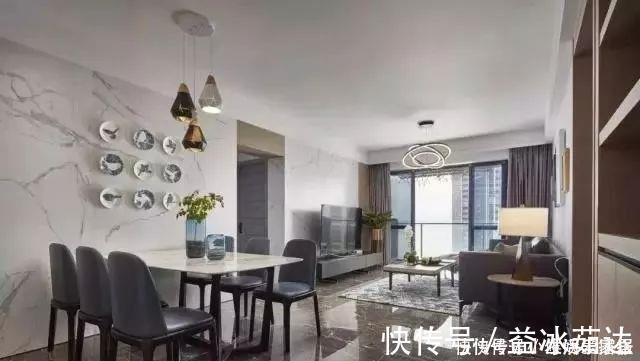 背景墙|以后买房了,就照这样装,客餐厅太上档次,全屋简洁有气质