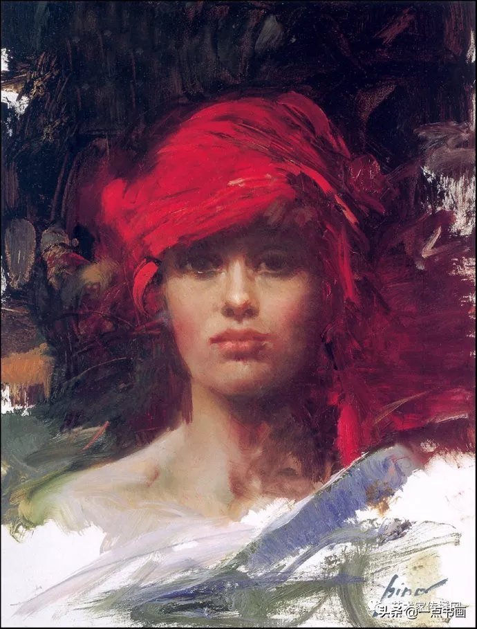 美术学院$皮诺德埃尼的油画人物,色彩斑斓,动静结合,光彩照人