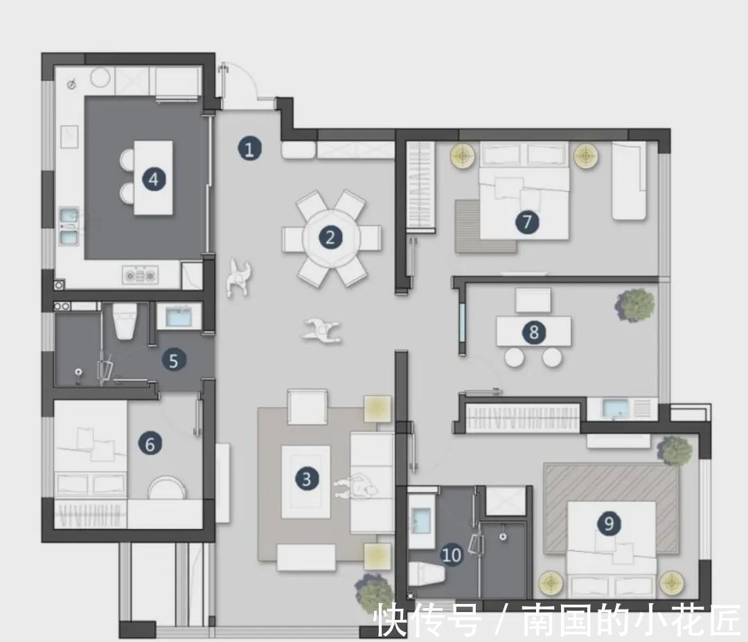 新房|看了她家,才知道低饱和度的空间有多舒适,全屋没有一丝俗气