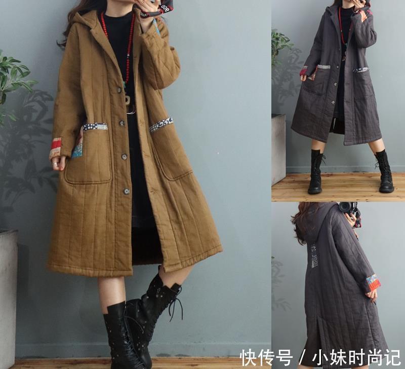 讲真, 秋冬季节还是这复古文艺风外套知性, 配马丁靴贼显腔调