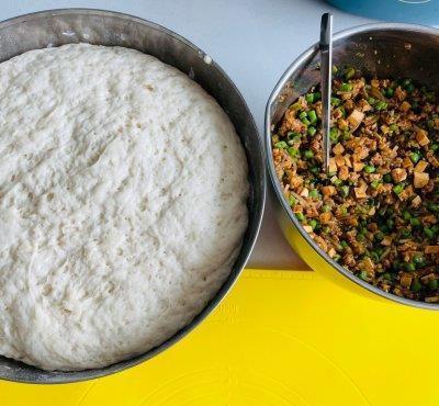 豆角|豆角酱肉包，勾住家人的胃