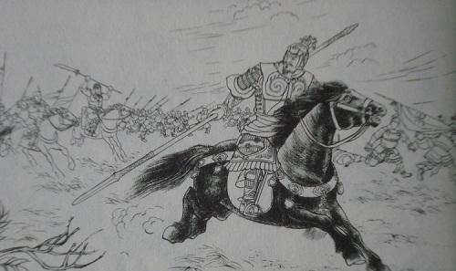 成语!此人堪称史上第一猛将,上百斤铁枪挥动如风,与一成语有关