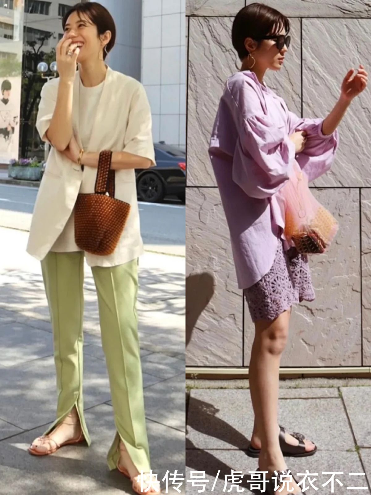 阔腿裤|大龄女人可借鉴的简约舒适穿搭，教你4个搭配要点，不扮嫩又高级