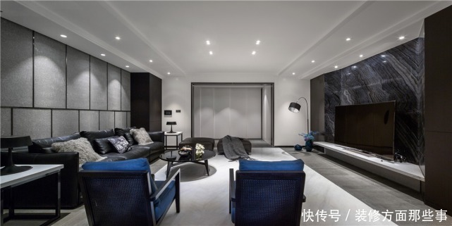 高度感|三居室如何玩转现代风,这个112平给你的参考