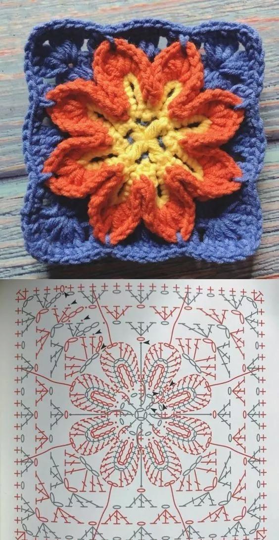 小花片 55款超美的钩花包包,只要会钩不同的花,拼缝在一起,就能做出