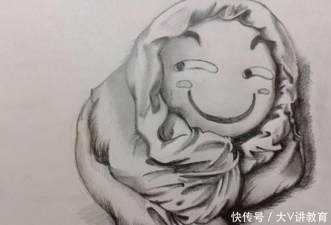 画风|美术生画到一半不想画了,画风逐渐变得“沙雕”,老师直言辣眼睛