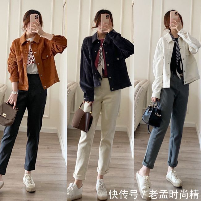24套教科书式的春日穿搭，简约气质又减龄，休闲通勤都实用
