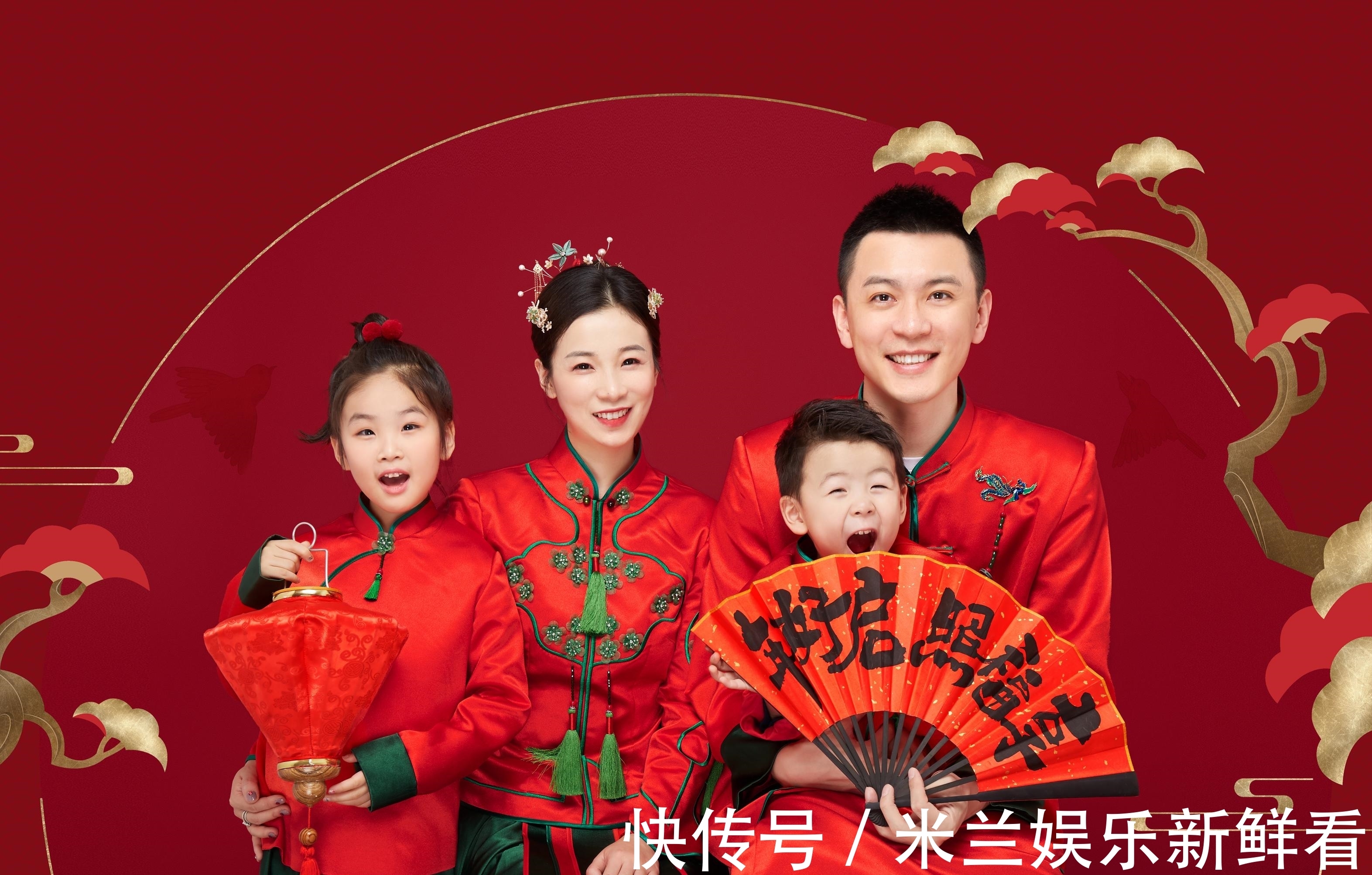 一儿一女|一家四口!杨鸣妻子晒一双儿女照片!CBA第一帅哥教练,婚姻幸福
