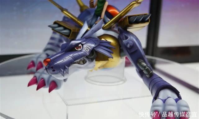 靓仔|数码宝贝钢铁加鲁鲁手办，大和骑着加鲁鲁，重温儿时经典形象