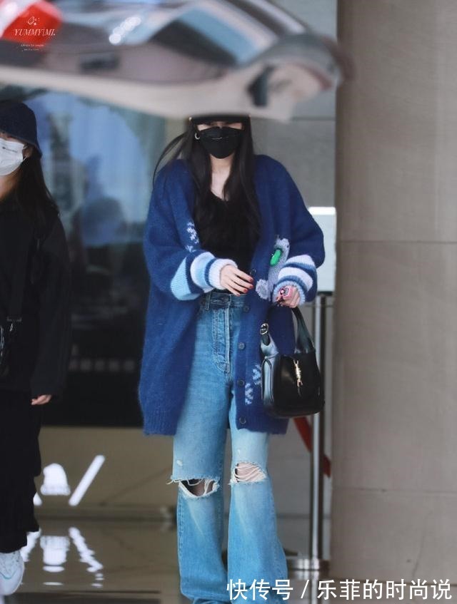 美腿|杨幂少女感爆棚!拳击辫配毛衣短裤,“漫画腿”瞩目!