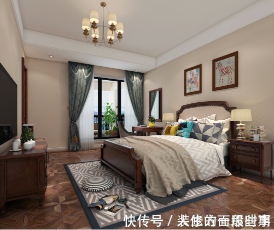 家私|215平美式四居室,空气中都充满华美、绮丽、浪漫的气息