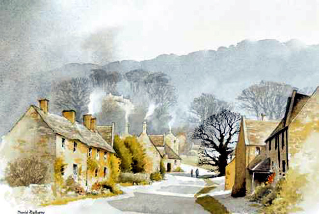水彩画@英国顶尖水彩画家戴维 · 贝拉米的风景绘画作品