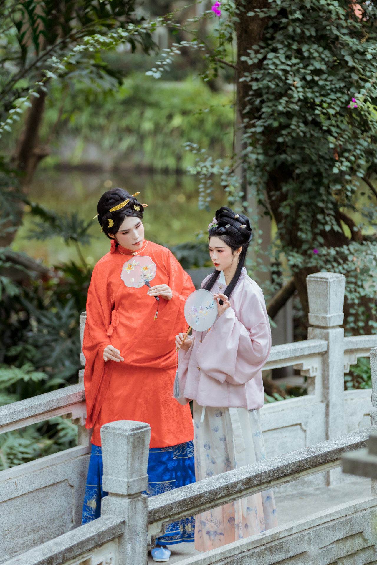 私影|汉服私影，母女游园