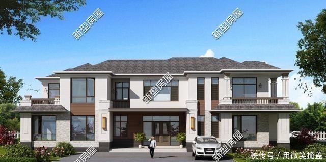 毛坯|农村别墅怎么盖才好看挑空客厅+套卧,这8套图纸25万起建!