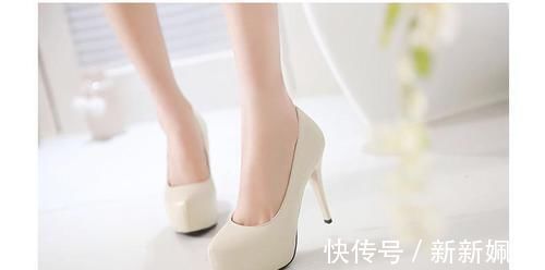 时尚 圆头高跟鞋让你走在时尚的前沿,让你时尚范倍儿足