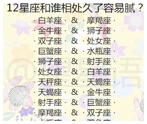 十二星女有了男朋友最想做的事 12星座和谁相处久了容易腻 全网搜