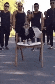 |搞笑GIF:没男朋友也要自己找寻其乐!