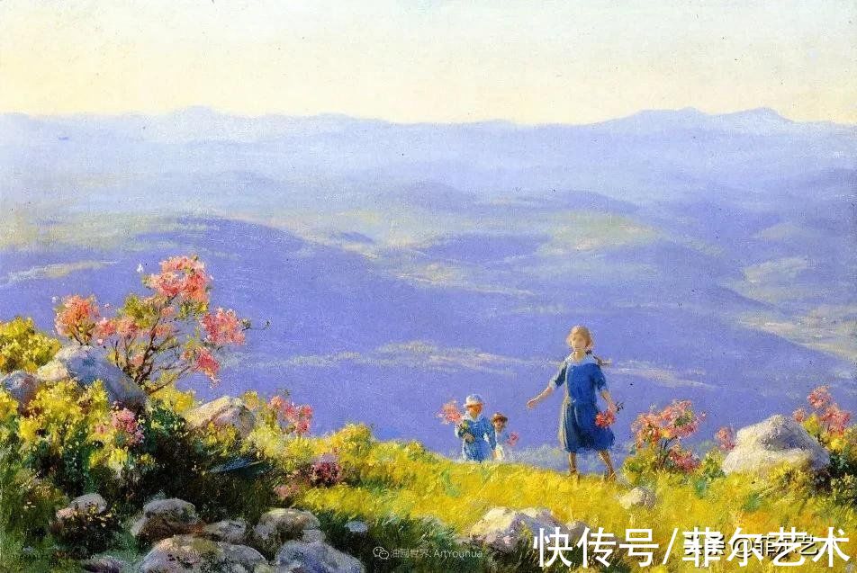 curran#美国画家画笔下的女人，犹如春天的茉莉花，清香、娇艳而不失典雅